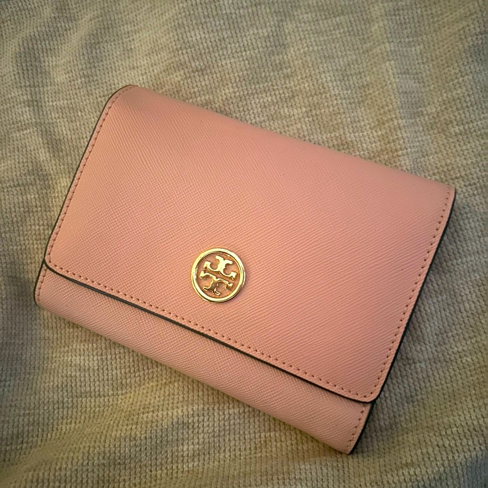 Tory Burch pink wallet